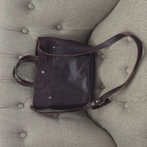 Portland leather crossbody bag